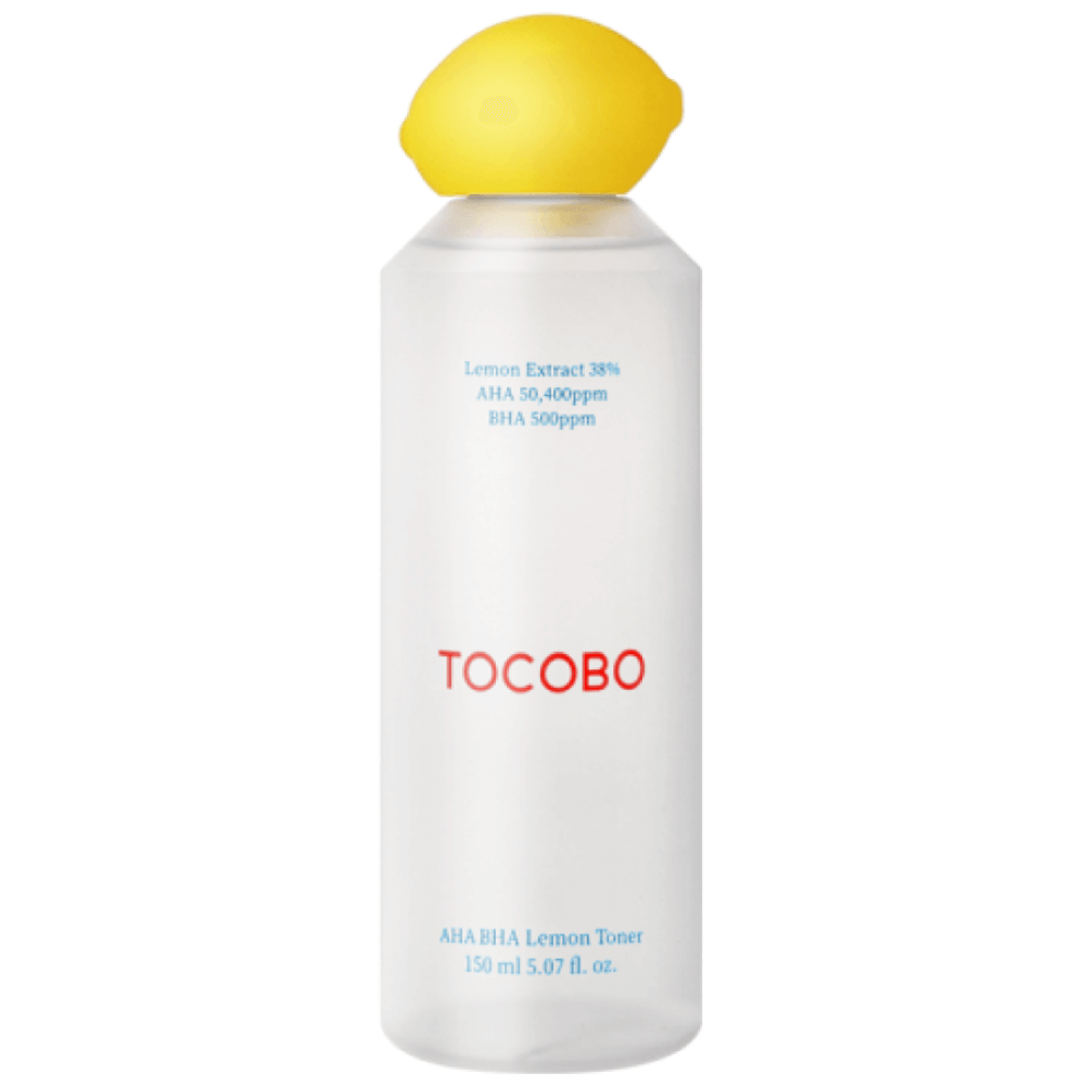 Тонер-эксфолиант с экстрактом лимона и кислотами Tocobo AHA BHA Lemon Toner